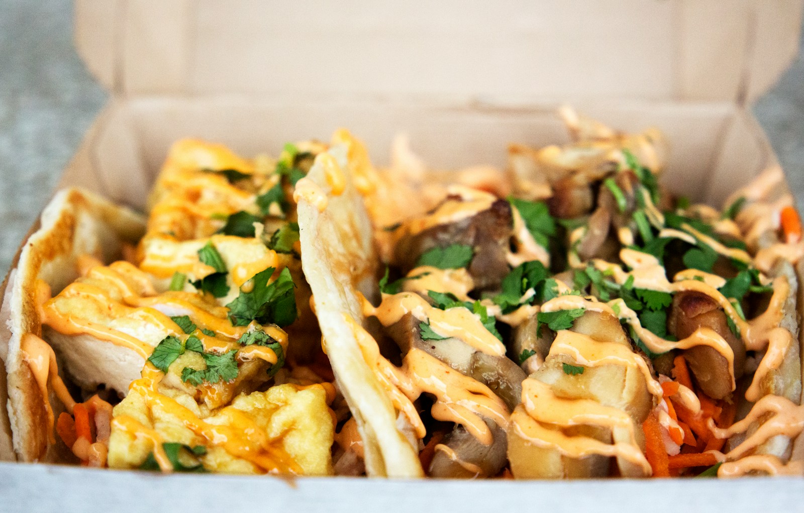 taco on box